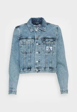 Calvin Klein Jeans CROPPED JACKET - Veste En Jean - Denim Light -Calvin Klein Elegant Magasin 45903238493f4e2aa4a70a0258461474
