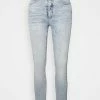 Calvin Klein Jeans HIGH RISE SUPER SKINNY ANKLE - Jeans Skinny - Denim Light