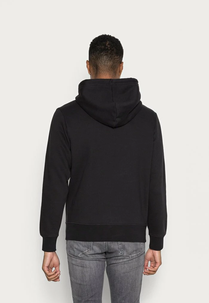 Calvin Klein Jeans SHADOW LOGO TAPE SLEEVES HOODIE - Sweatshirt - Black 3 Calvin Klein Jeans SHADOW LOGO TAPE SLEEVES HOODIE - Sweatshirt - Black – Image 3