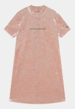 Calvin Klein Jeans CRUSHED - Robe De Jour - Delicate Rose