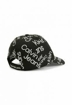 Calvin Klein Jeans UNISEX - Casquette - Black Stacked Logo Aop -Calvin Klein Elegant Magasin 4737ac183809425bb2aebe100cb289ec