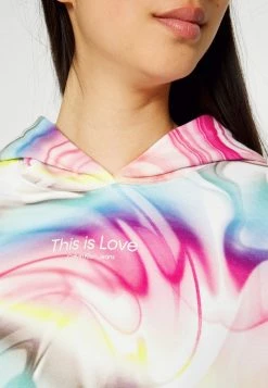 Calvin Klein Jeans PRIDE CROPPED HOODIE - Sweatshirt - Multi-colored -Calvin Klein Elegant Magasin 4787320e4f774ed1a9d8f052c31723a9