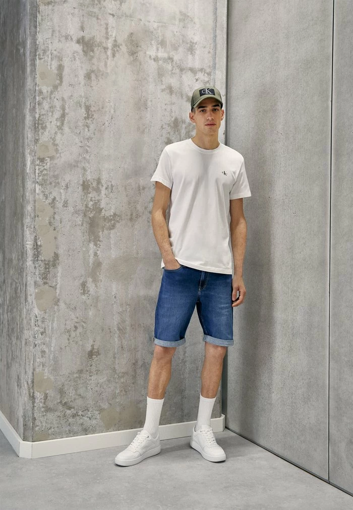 Calvin Klein Jeans MONOGRAM 2 PACK - T-shirt Basique - Black/bright White 1 Calvin Klein Jeans MONOGRAM 2 PACK - T-shirt Basique - Black/bright White