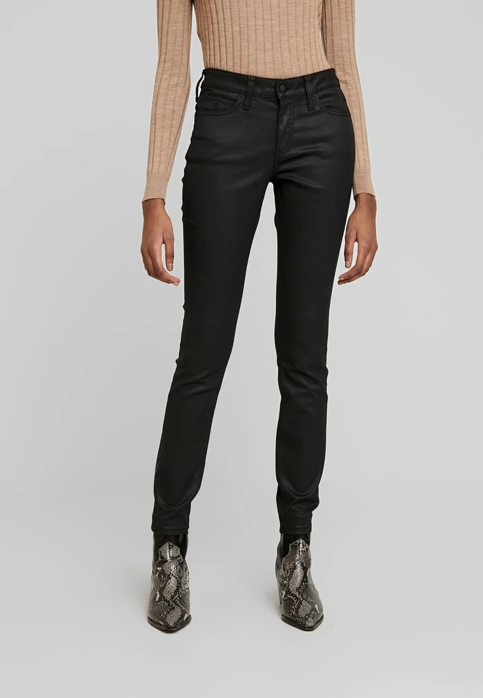 Calvin Klein Jeans SUPER SKINNY - Jeans Skinny - Black Coated Denim 1 Calvin Klein Jeans SUPER SKINNY - Jeans Skinny - Black Coated Denim