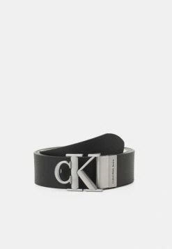 Calvin Klein Jeans MONO HARDWARE BELT - Ceinture - Black/bright White