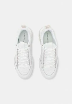 Calvin Klein Jeans NEW SPORTY RUNNER COMFAIR - Baskets Basses - Bright White -Calvin Klein Elegant Magasin 48d58081854846a9b87c1dfae2418dc7