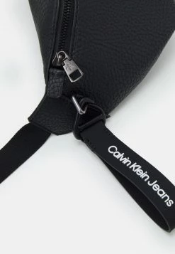 Calvin Klein Jeans TAGGED WAISTBAG UNISEX - Sac Banane - Black -Calvin Klein Elegant Magasin 492ed401f58d440385e2cea5d46d0c5b