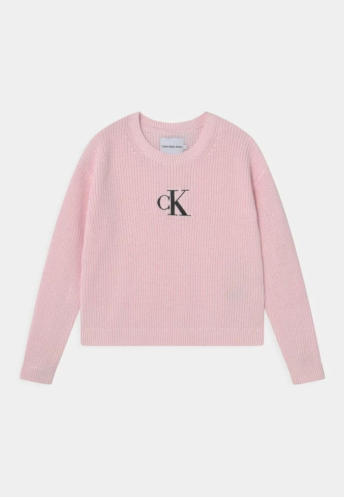 Calvin Klein Jeans MONOGRAM - Pullover - Sweetest Pink 1 Calvin Klein Jeans MONOGRAM - Pullover - Sweetest Pink