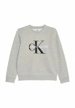 Calvin Klein Jeans MONOGRAM LOGO - Sweatshirt - Light Grey Heather -Calvin Klein Elegant Magasin 4b7aaa44689b4f2084af95678731ef07