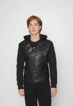 Calvin Klein Jeans JACKET - Veste En Similicuir - Black