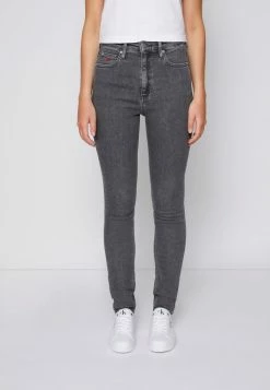 Calvin Klein Jeans HIGH RISE SKINNY - Jeans Skinny - Denim Grey