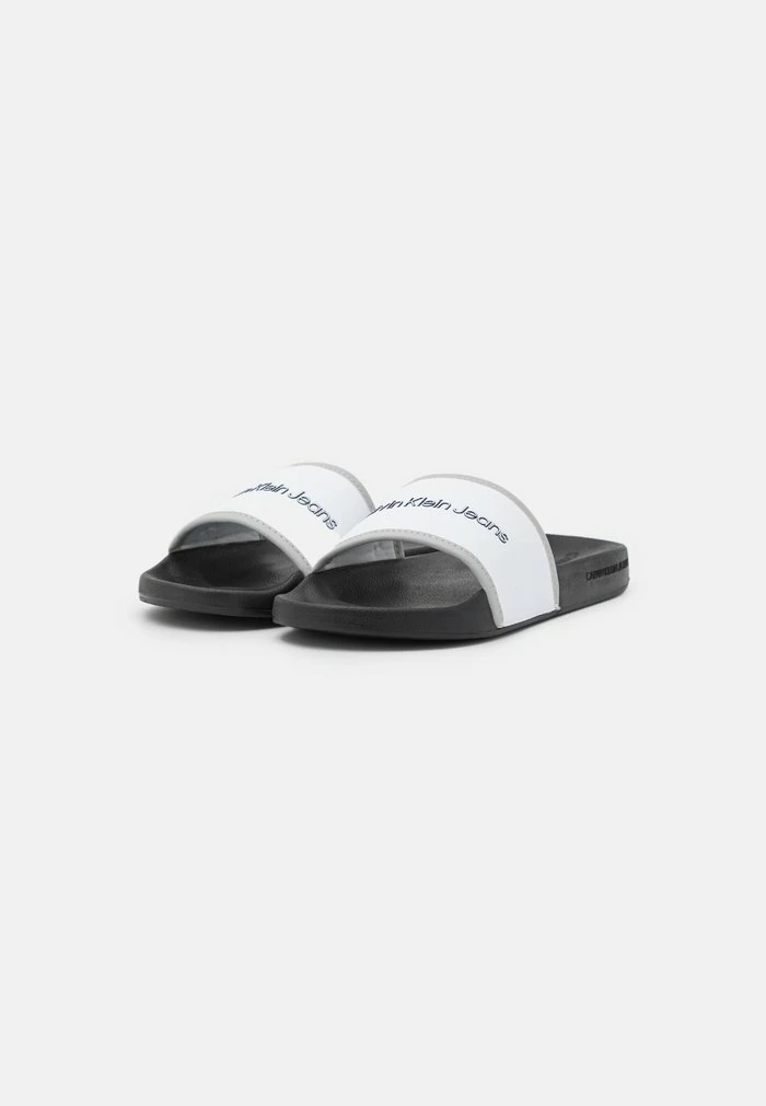 Calvin Klein Jeans INSTITUTIONAL SLIDE - Mules - Bright White 3 Calvin Klein Jeans INSTITUTIONAL SLIDE - Mules - Bright White – Image 3