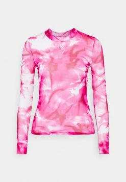 Calvin Klein Jeans HIGH NECK - T-shirt à Manches Longues - Cerise Marble