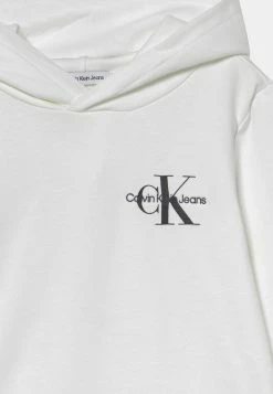Calvin Klein Jeans SMALL MONOGRAM HOODIE UNISEX - Sweatshirt - Bright White -Calvin Klein Elegant Magasin 4d811d754caf41c18dad41a306fa15aa