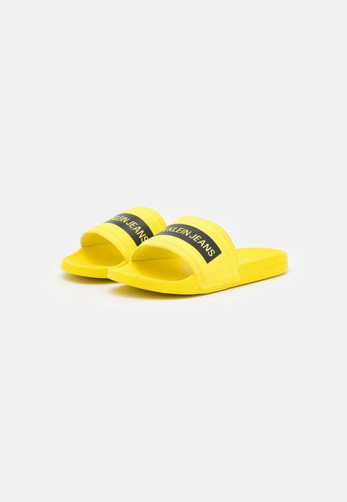 Calvin Klein Jeans SLIDE TAPE - Mules - Bright Sunshine 2 Calvin Klein Jeans SLIDE TAPE - Mules - Bright Sunshine – Image 2
