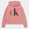 Calvin Klein Jeans MINI MONOGRAM HOODIE - Sweatshirt - Soft Berry