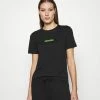 Calvin Klein Jeans CENSORED SLIM TEE - T-shirt Imprimé - Black