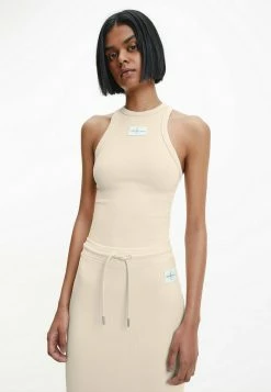 Calvin Klein Jeans Débardeur - Eggshell