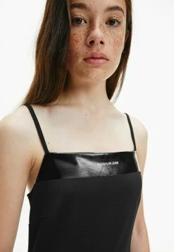 Calvin Klein Jeans RECYCLED MILANO BODYCON - Robe De Jour - Black -Calvin Klein Elegant Magasin 4e050fc13efc4ea78e1d07c67f63d5c6