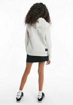 Calvin Klein Jeans INSTITUTIONAL LOGO - Sweat à Capuche - Eggshell -Calvin Klein Elegant Magasin 4f2495a8101b4ba6a28353fb784e3256