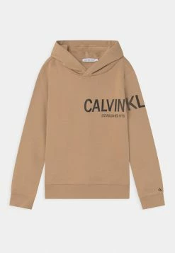 Calvin Klein Jeans HERO LOGO HOODIE UNISEX - Sweatshirt - Tawny Sand