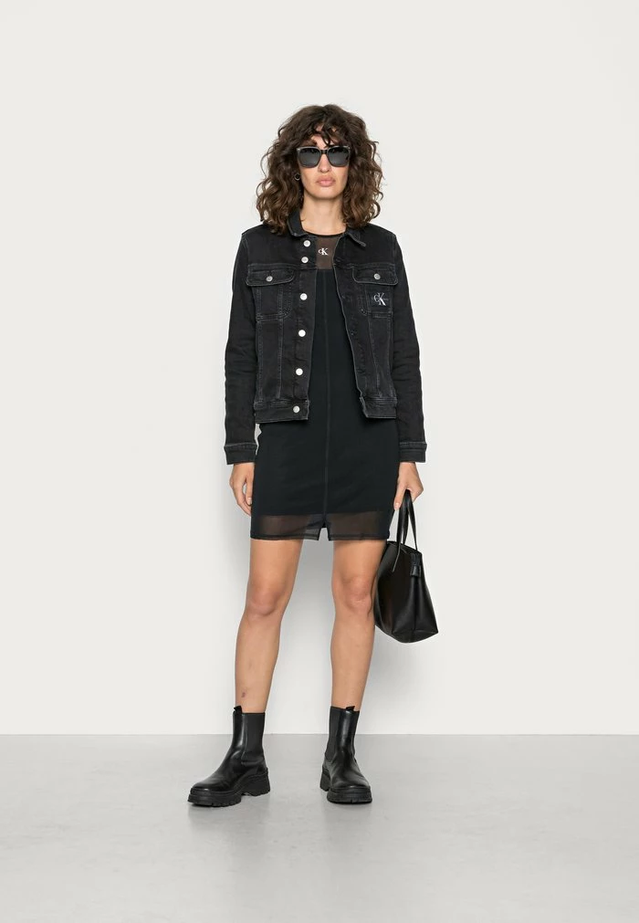 Calvin Klein Jeans REGULAR DENIM JACKET - Veste En Jean - Denim Black 2 Calvin Klein Jeans REGULAR DENIM JACKET - Veste En Jean - Denim Black – Image 2