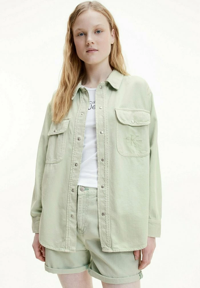 Calvin Klein Jeans Veste En Jean - Denim Light 1 Calvin Klein Jeans Veste En Jean - Denim Light