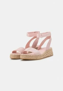 Calvin Klein Jeans SPORTY WEDGE ANKLE CLIP - Sandales à Plateforme - Pale Conch Shell -Calvin Klein Elegant Magasin 503aff873d6544c1afe154724ea6f434