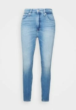 Calvin Klein Jeans HIGH RISE SUPER SKINNY ANKLE - Jeans Skinny - Denim Medium