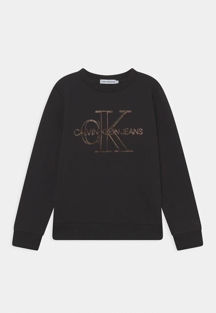 Calvin Klein Jeans MONOGRAM OUTLINE - Sweatshirt - Black 1 Calvin Klein Jeans MONOGRAM OUTLINE - Sweatshirt - Black