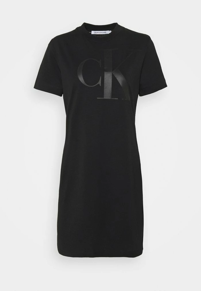 Calvin Klein Jeans DRESS UPSCALE - Robe En Jersey - Black 1 Calvin Klein Jeans DRESS UPSCALE - Robe En Jersey - Black