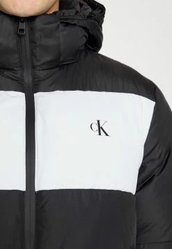 Calvin Klein Jeans SPLICED PUFFER - Veste D'hiver - Black -Calvin Klein Elegant Magasin 51bb2a74422c4555b85307865a32e70e