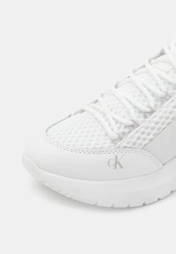 Calvin Klein Jeans NEW SPORTY RUNNER COMFAIR - Baskets Basses - Bright White -Calvin Klein Elegant Magasin 52570eabf5cb41f297842b4f0b569e0a
