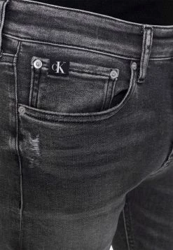 Calvin Klein Jeans SKINNY - Jeans Skinny - Denim Black -Calvin Klein Elegant Magasin 52e530e64e6e49ff971af0efbde654e8