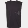 Calvin Klein Jeans URBAN GRAPHIC TANK UNISEX - Débardeur - Ck Black