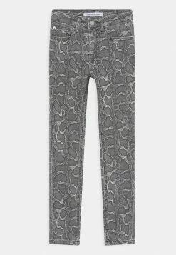 Calvin Klein Jeans SKINNY WASHED REPTILE - Jeans Skinny - Grey