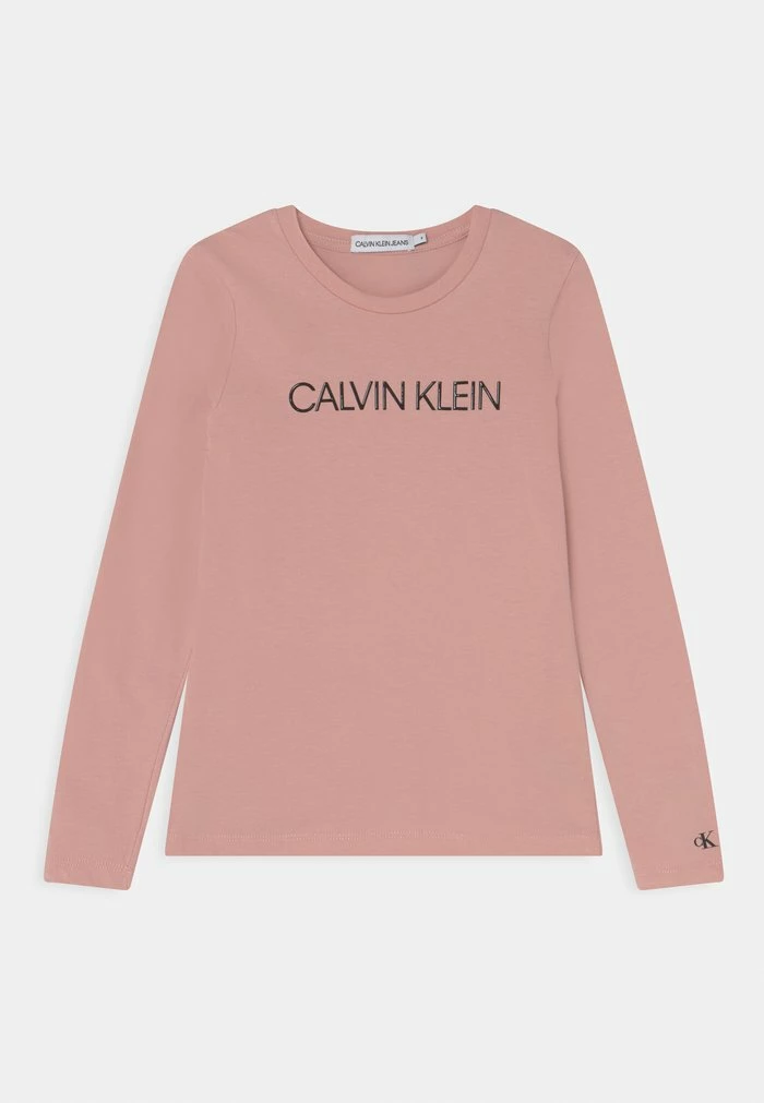 Calvin Klein Jeans INSTITUTIONAL LOGO - T-shirt à Manches Longues - Delicate Rose 1 Calvin Klein Jeans INSTITUTIONAL LOGO - T-shirt à Manches Longues - Delicate Rose