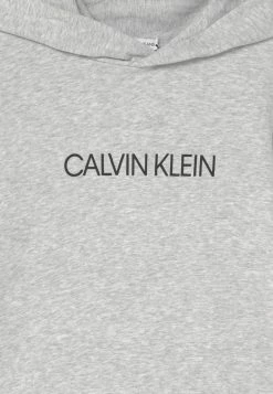 Calvin Klein Jeans INSTITUTIONAL LOGO - Sweat à Capuche - White Heather -Calvin Klein Elegant Magasin 565bb4a5fb554b43962eaf36d6d7b79c
