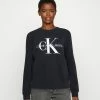 Calvin Klein Jeans CORE MONOGRAM - Sweatshirt - Black