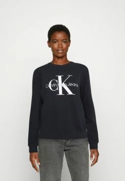 Calvin Klein Jeans CORE MONOGRAM - Sweatshirt - Black
