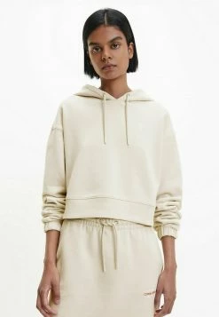 Calvin Klein Jeans Sweat à Capuche - Eggshell