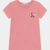 Calvin Klein Jeans CHEST MONOGRAM - T-shirt Basique - Soft Berry