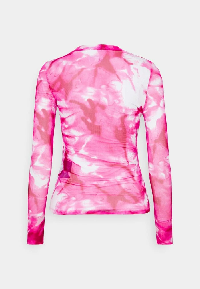 Calvin Klein Jeans HIGH NECK - T-shirt à Manches Longues - Cerise Marble 2 Calvin Klein Jeans HIGH NECK - T-shirt à Manches Longues - Cerise Marble – Image 2