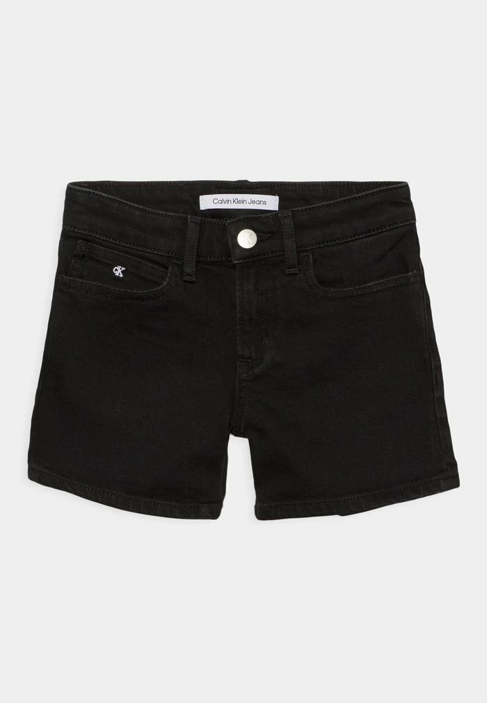 Calvin Klein Jeans SLIM UNISEX - Short En Jean - Denim Black 1 Calvin Klein Jeans SLIM UNISEX - Short En Jean - Denim Black