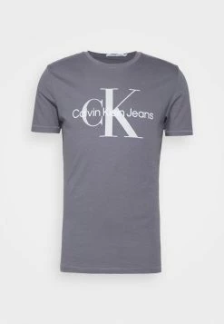 Calvin Klein Jeans SEASONAL MONOGRAM TEE - T-shirt Imprimé - Fossil Grey -Calvin Klein Elegant Magasin 57dc6a488e8841c69860f4ee046f54c6