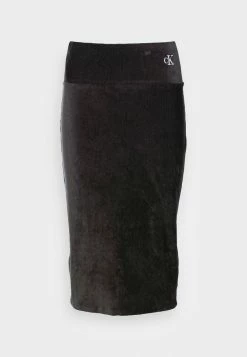 Calvin Klein Jeans SKIRT - Jupe Crayon - Black -Calvin Klein Elegant Magasin 5951754c23314cfea9492ae18e7443fa