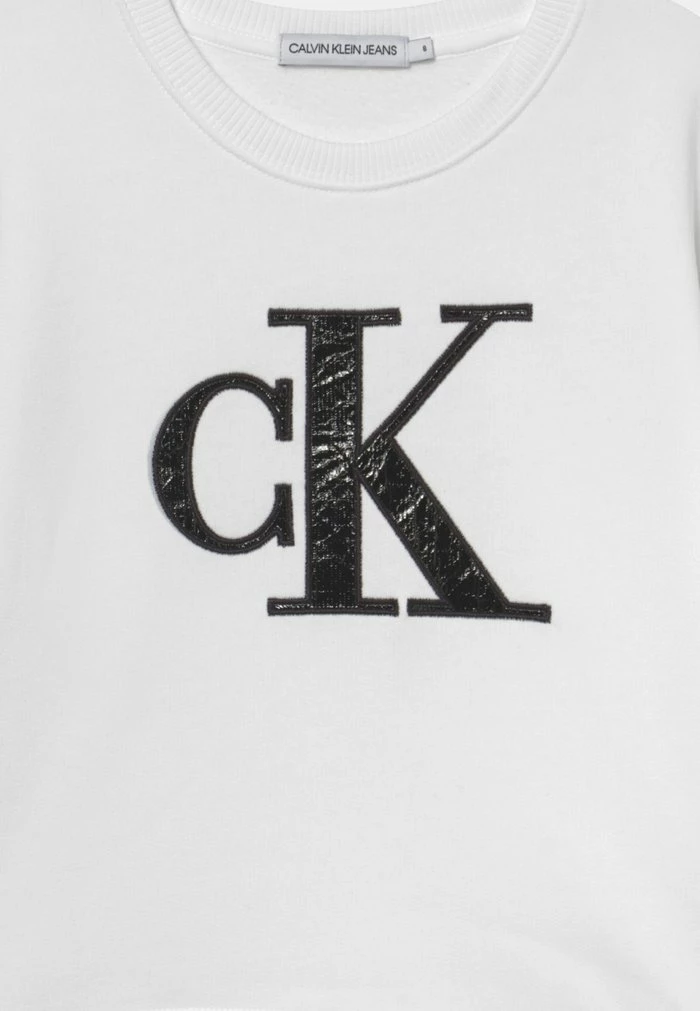 Calvin Klein Jeans MONOGRAM - Sweatshirt - Bright White 3 Calvin Klein Jeans MONOGRAM - Sweatshirt - Bright White – Image 3