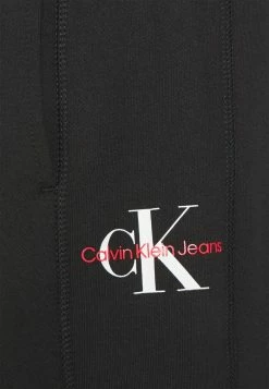 Calvin Klein Jeans MONOGRAM LOGO PANT - Pantalon De Survêtement - Black -Calvin Klein Elegant Magasin 59e3cd4453344fa1afab61b7a1d20074