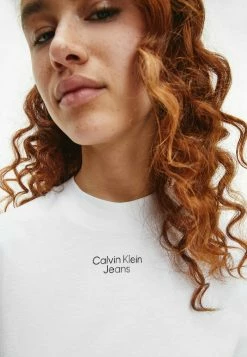 Calvin Klein Jeans RELAXED - T-shirt Imprimé - Bright White -Calvin Klein Elegant Magasin 5a8b055e59224c63b714e32b16eb0fdc