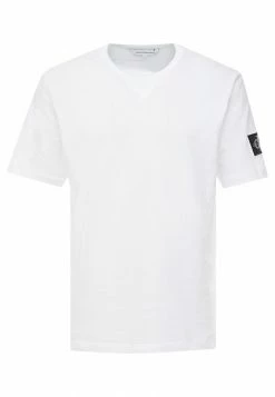 Calvin Klein Jeans MONOGRAM SLEEVE BADGE TEE - T-shirt Basique - Bright White -Calvin Klein Elegant Magasin 5abb1f03d67e4f6da060649c9879a440